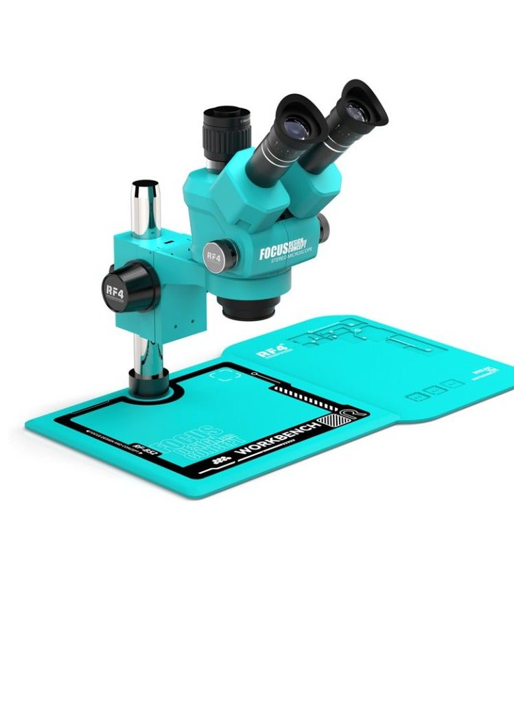 مجهر ثلاثي العدسات Rf4 Rf-6555pro Max